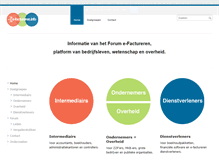 Tablet Screenshot of e-factureren.info